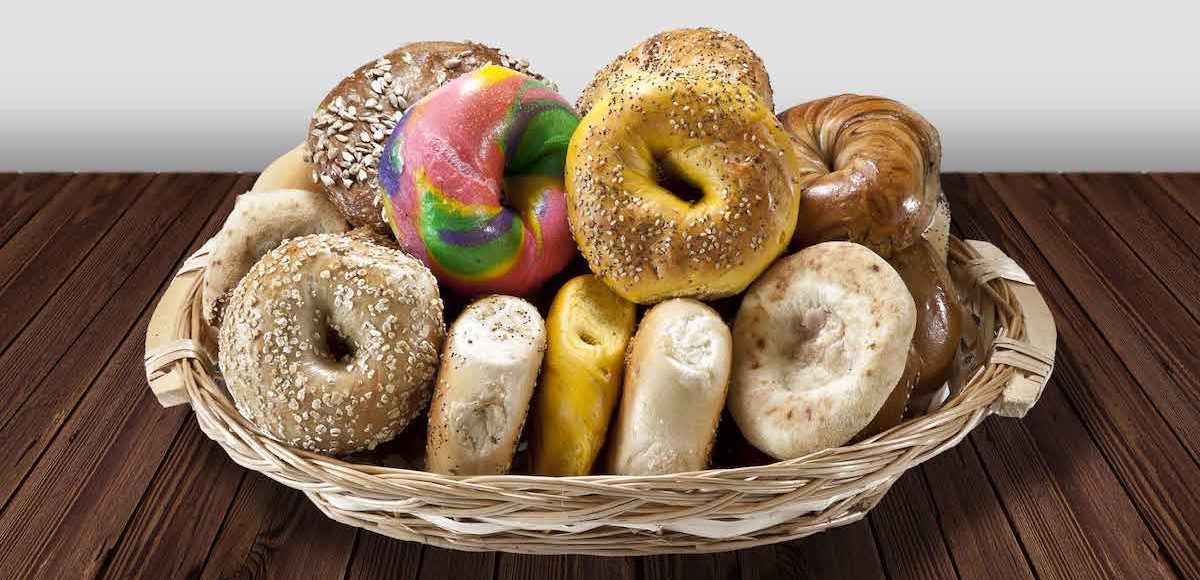 LI Bagel Cafe Bagels Basket